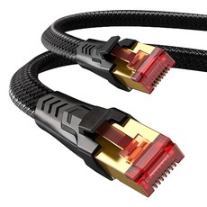 Codeway CAT.8 LAN 電纜 高速互聯網 LAN 電纜, 1條, 1m