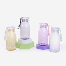 [물병공장]밀크보틀 미니미 누드 300ml/소형물병/어린이물병, 퍼플, 핑크, 1개