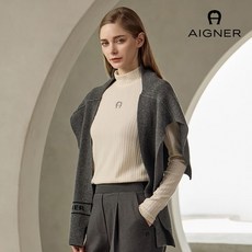 [ 소량재입고]아이그너 AIGNER 24FW 울캐시미어 니트 숄 머플러
