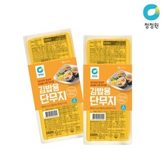 베스트식품 청정원 김밥용 단무지 400g x18개