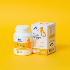 닥터코디 강아지 면역 유산균 설사 변비 알러지 고양이 장건강 코디세핀 영양제 60g, 1개