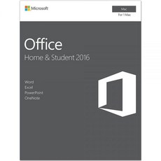 Microsoft Office Home and Student 2016 for Mac | 사용자 1명 Key Card