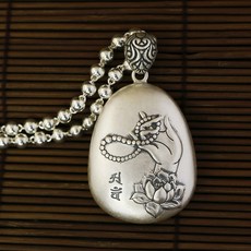 순금양면호랑이펜던트