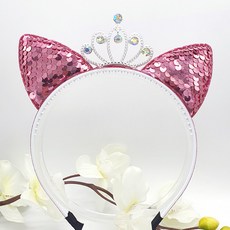 유아고양이머리띠