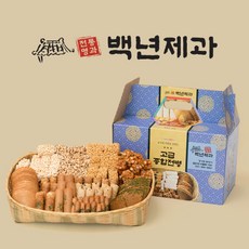 [백년제과] 고급 종합 전병세트 옛날 과자 2.4kg, 1박스