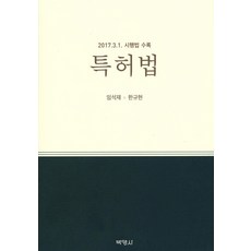 특허법:2017.3.1 시행법 수록, 박영사