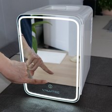 벨류텍 LED 조명장착 거울 10리터 화장품 냉장고 확실한 AS보장 VR-010L 차량용 화장품 냉장고, VR-010L거울 VR-010L거울