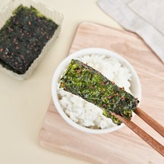 이장님라이프 김 3봉 10세트 치즈김 명란김 대용량 조미김 도시락김 밥도둑, 하동 녹차 명란김