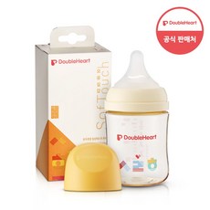 더블하트 모유실감 3세대 PPSU 한글 160ml (젖꼭지포함/S/1개월~), 1개