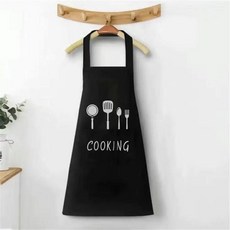 미용앞치마 코토 린넨 줄무늬 앞치마 얇은 코튼 원단 허리띠 얼룩 방지 커피 작업복 주방 액세서리