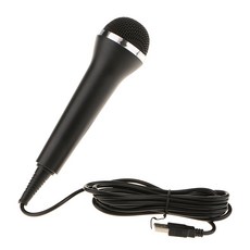 QDY PS4 PS3 노래방 노래 게임 블랙 USB 유선 마이크, 모델명