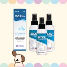 약국정품 프리가드액 반려동물 외부기생충 방지 기피제, 3개, 120ml