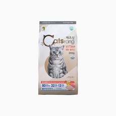 캐츠랑 비타플러스 전연령 고양이사료, 5kg, 4개, 닭