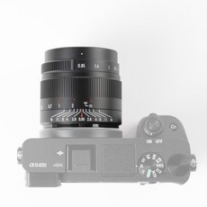 35mm f0.95 APS-C MF 단렌즈 캐논 마이크로 M6 xs10 Z50, 후지구치 + 블랙
