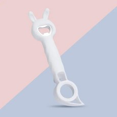음료 항아리 캔 병따개 플라스틱 코르크 스크류 다이닝 가제트 모, 1.WHITE, 1개