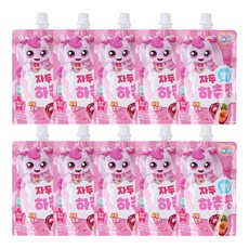 캐치티니핑 자두 퐁당 하츄핑 음료수, 10개, 100ml