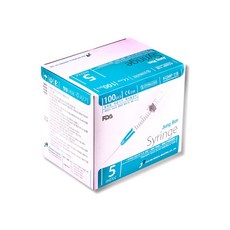 정림 일회용주사기 5cc 22g (1-1/4 inch) 100개입
