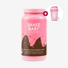 쉐이크베이비 단백질 다이어트 식사대용쉐이크 1입+보틀세트, 쉐이크베이비 초코맛 1개 (750g)+핑크보틀1개