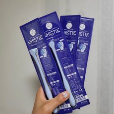 휘슬 덴티스마일 펫 칫솔, 혼합 색상, 2개