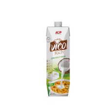 비코리치 코코넛 밀크 1000ml 첨가물 없는 100% 코코넛밀크, 1L, 8개