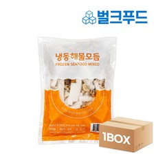 해물모듬 4종 6kg (600g x 10팩) 업소용 해물 믹스 파전, 01. 해물모듬 10팩, 10개