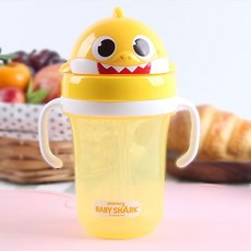 핑크퐁 아기상어 입체 빨대물통 유아 아동물병 빨대컵, 300ml, 1개, 쿠팡1 본상품선택