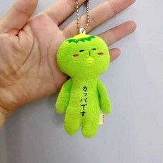 마켓장 유키오인형 캐릭터 키홀더 애착 일본 동물 마스코트, 첫 만남 10cm, 첫 만남 10cm, 1개