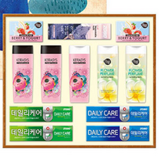 추석 한가위 명절 선물 세트 친구 회사 사돈 생활용품 치약 샴푸 비누 5개, 1개