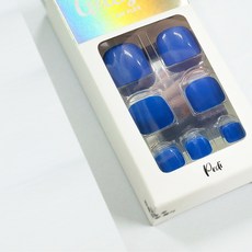  [젤리팁] 말랑 패디팁 24p + 알콜패드 + 우드스틱 + 미니 파일 11. 클래식 블루  상품 이미지
