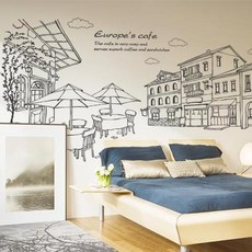 유럽카페거리시트지