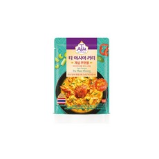 티아시아키친 게살 푸팟퐁 커리 전자레인지용, 170g, 16개