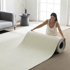 제로벨 1+1 15T PVC 층간소음 롤매트 폭110cm x 4m 거실 아이방 유아 어린이 놀이방 매트, 오크우드