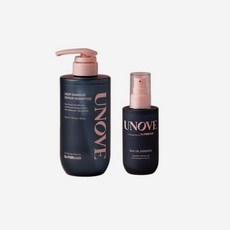 UNOVE 딥 데미지 리페어 샴푸 500g + 실크 오일 에센스 70ml 159663