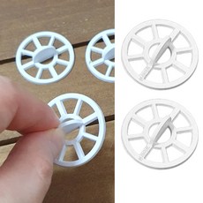 본라이프 국산 욕조 이물질 머리카락 제거 욕조망 거름망 배수구망 욕실 배수구 걸음망, 화이트, 2개