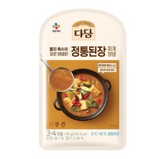 다담 CJ 정통된장찌개양념 140g, 1개