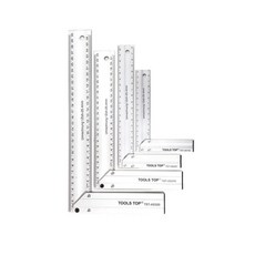 툴스탑 알루미늄 눈금 직각자 200mm TST-AS200, 1개