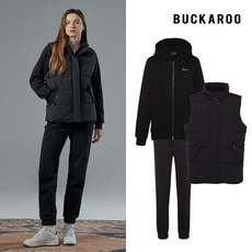 [버커루] () BUCKAROO 23FW 여성 패딩베스트 이지 셋업 3종(패딩베스트+집업상