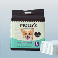 몰리스 MOLLYS 쉬야응가 3~4회용 패드 L 35매