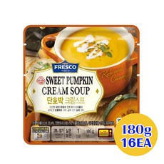 오뚜기 프레스코 단호박 크림스프 180g, 16개