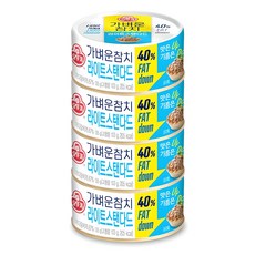 오뚜기 가벼운참치 라이트스탠다드, 135g, 4개 135g, 4개
