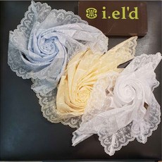 레노마 자수 레이스 손수건(IOU5502)