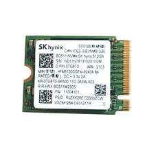 SK HYNIX BC511 512GB M.2 2230 PCIe NVMe SSD 30mm HFM512GDGTNI-82A0A BA 834534