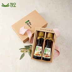 [청오건강] [청오]국산 참기름 들기름세트2호 (참기름300ml+들기름300ml), 상세 설명 참조, 300ml