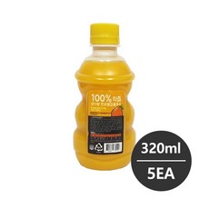 제주 삼다향 100% 착즙주스 한라봉감귤 320ml 5개