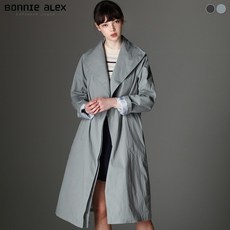 보니알렉스BONNIE ALEX 와일리 카라 벨티드 트렌치 코트 962412