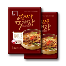 즉석 간편식 얼큰 사골 육개장 600g X 4팩 원팩 업소용, 1세트