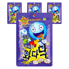 와다닥 포도맛 캔디, 10g, 4개