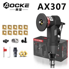 AOCKE 공압 모따기 도구 에어 미니 연마기 디버링 베벨링 트리밍 머신 금속 수리용 30000RPM AX307, 2.AX307 and C Blade, 1개 - 링ax