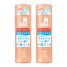 시세이도 시브리즈 데오워터 데오드란트 겨드랑이 관리 [비누향] 씨브리즈, 2개, 160ml