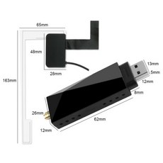 JMCQ DAB + 안테나 USB 어댑터 포함 안드로이드 자동차 라디오 GPS 스테레오 리시버 플레이어 범용
